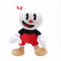 1pc 25cm game cuphead plush toy mugman the devil legendary chalice plush doll soft stuffed peluche for children christmas gifts