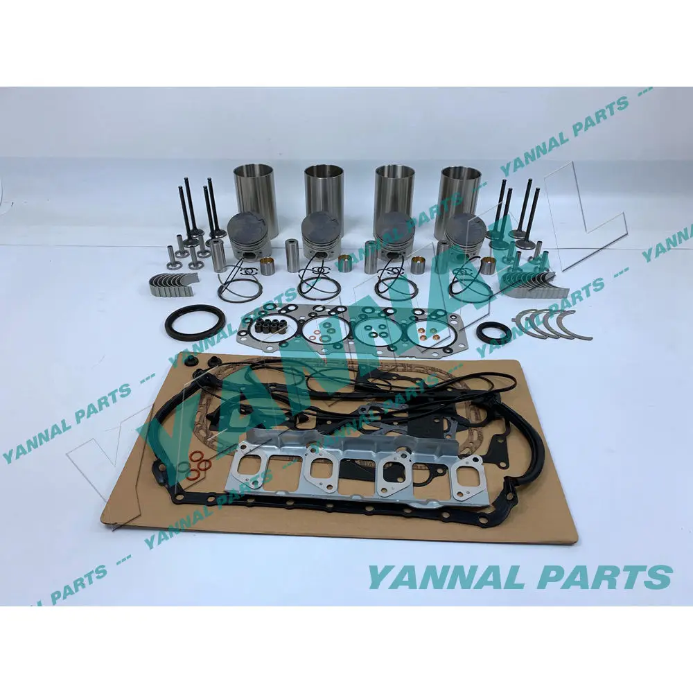 

For Mitsubishi Cylinder Liner Kit With Gasket Set Bearing&Valve Train 4M40 Excavator Engine Parts