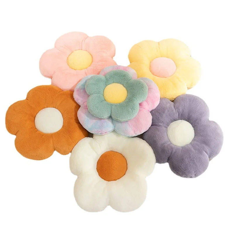 

Flower Plush Throw Pillow Soft Plant Sunflower Chair Cushion Living Bedroom Home Decorative Pillows Sofa Cushions Birthday Gifts