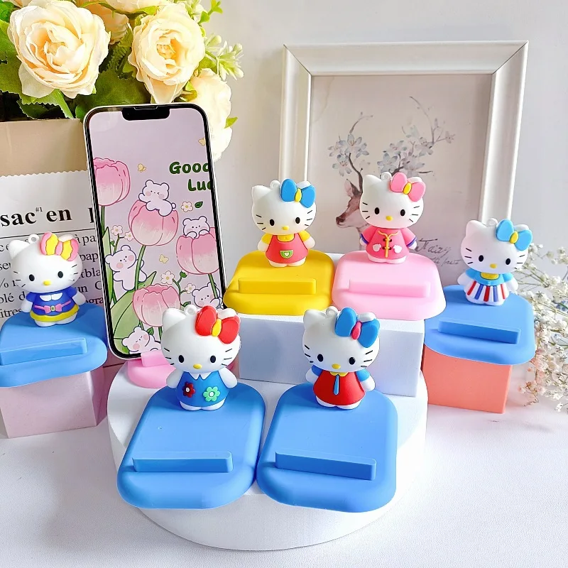 Держатель для планшета Sanrio с мультяшным аниме Hello Kitty настольная подставка из ПВХ