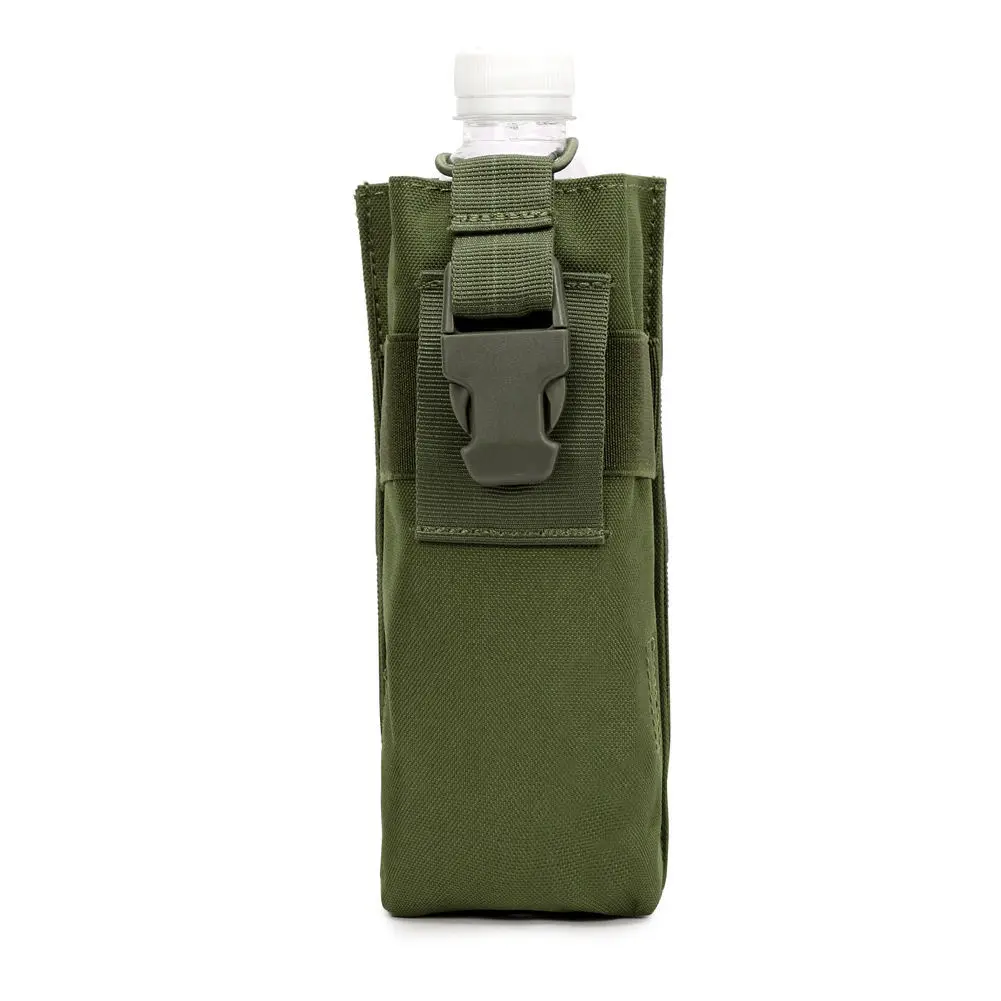 Molle Radio Pouch Tactical Water Bottle Holder Outdoor Camping Hunting Canteen Water Bag Military Airsoft Walkie Talkie Holster
