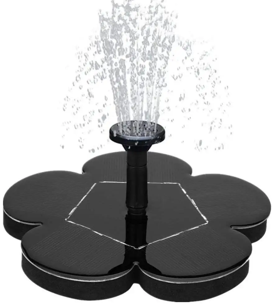 

Solar Powered Water Fountain Garden Patio Decorative Pond Pool Birdbath Water Pump Fountain
