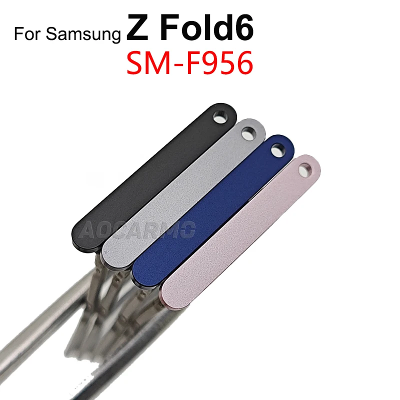 Aocarmo одиночный и двойной держатель лотка для SIM-карты запасные части Samsung Galaxy Z Fold 6