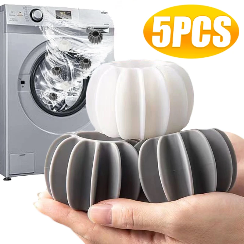 

Reusable Silicone Magic Laundry Ball Floating Lint Cat Hair Remover Catcher Anti-tangle Cleaning Balls Tools For Washing Machine