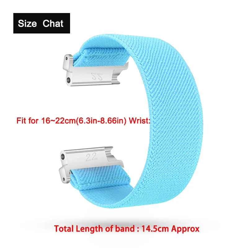 Bohemia Elastic Nylon Loop Band for Fitbit Versa 3/Versa 2/Versa Lite Watch Bracelet for Fitbit Versa Wristband Sport Loop Gift