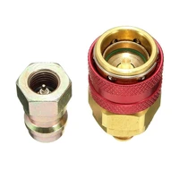brand new durable high quality quick coupler extension adapters r134 replacements 2 pcs air condition lowhigh