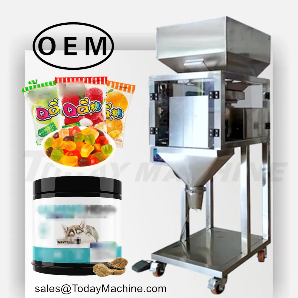 

4 Heads Linear Weigher Small Granule Seasoning Powder Filling Machine