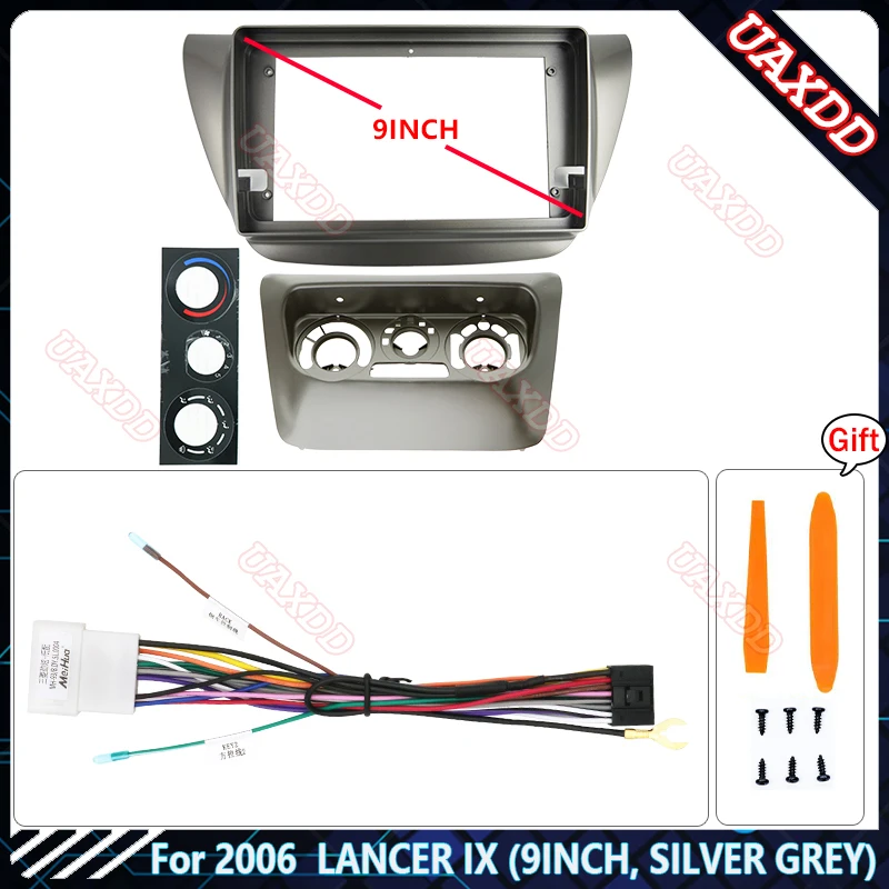 

Автомобильный DVD CD MP3 Радио Android стерео для 2006 MITSUBISHI LANCER IX 9 дюймовый аудио экран мультимедийный видеоплеер жгуты кабель рамка