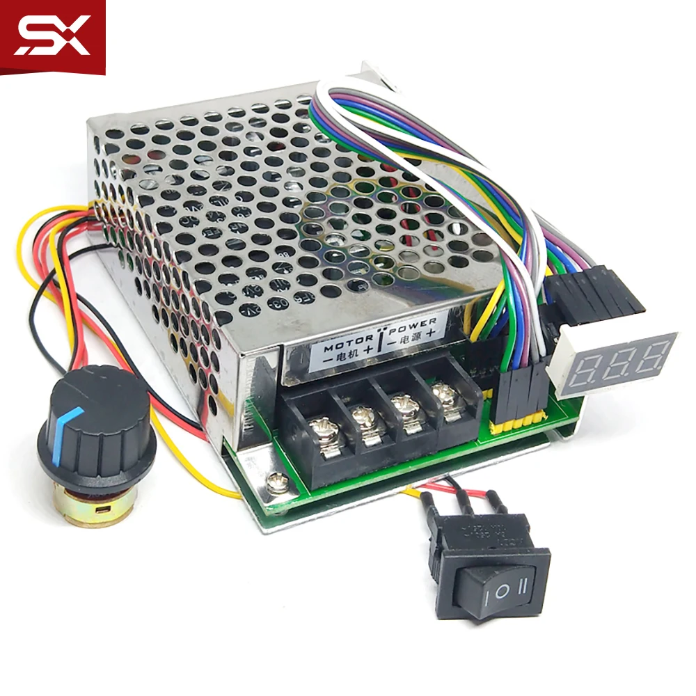 

Устройство управления скоростью генератора ШИМ, контроллер скорости генератора постоянного тока 10-55 в 60 А, с реверсивным переключателем по ...