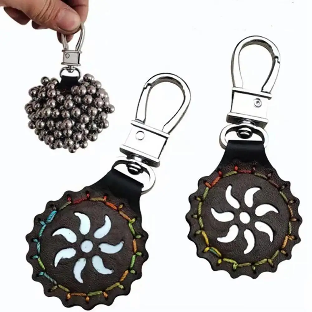 

Magnetic Keychain Outdoor Slingshot Steel Ball With Magnetic Keychain Pendant Decoration (random Color) Dropship
