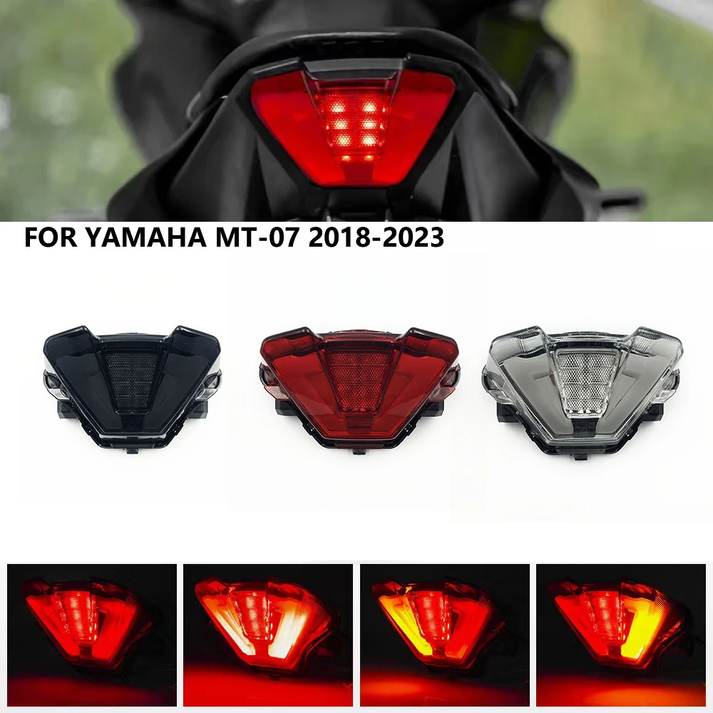 Для Yamaha MT-07 MT07 MT 07 2021 2022 2023 модифицированный задний фонарь для мотоцикла тормозной