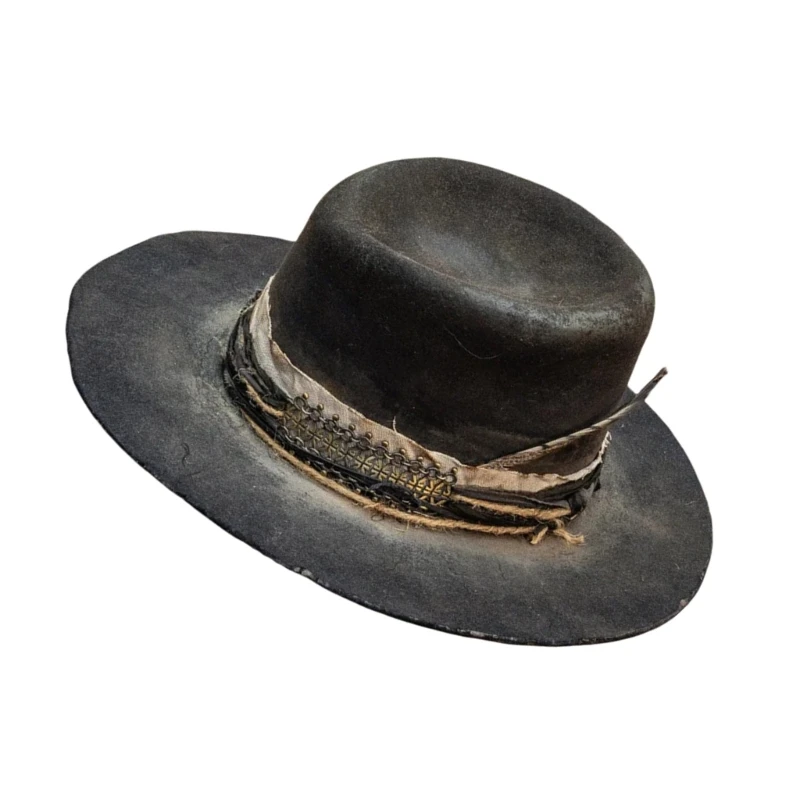 Шерстяная костюмная шляпа с плоскими полями джазовая зимняя для взрослых