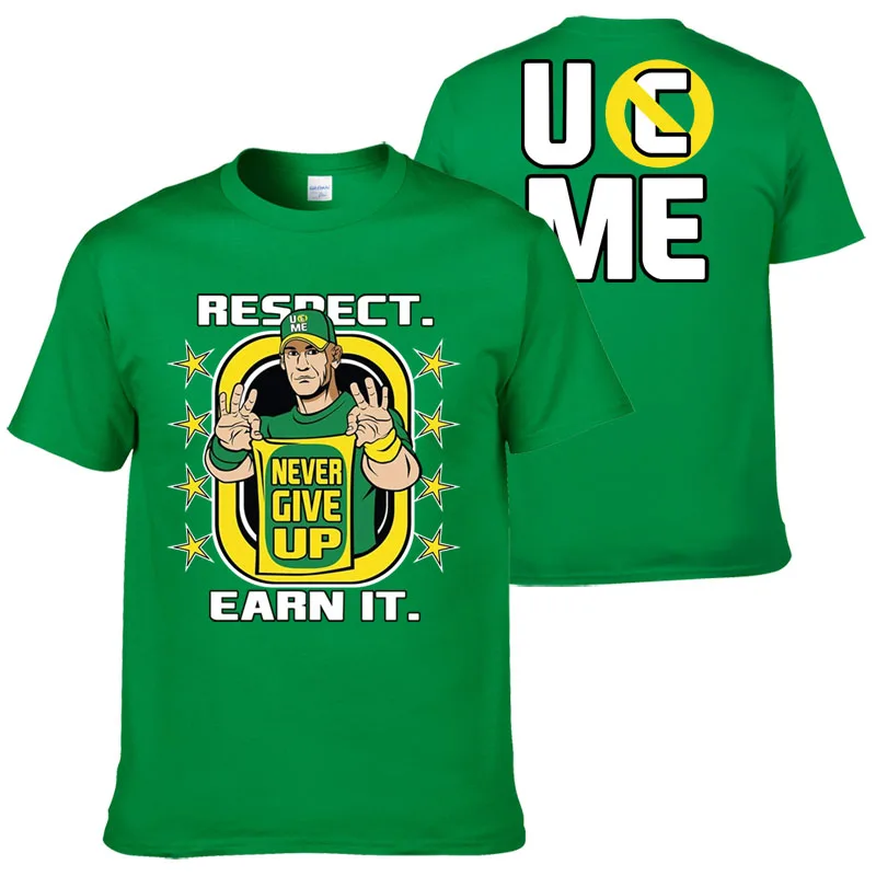 

2023 Men's And Women's Summer Shirts 20-year-old WWE John Scene "Win The Day" Printed boys' and girls' Fashion T-shirts