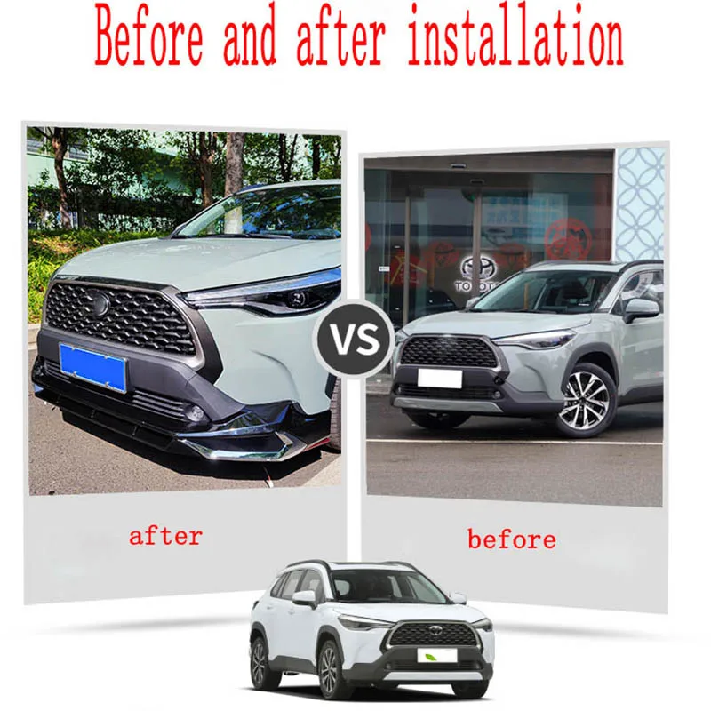 

For Toyota Corolla 22 Modified Bumper Amplified Front and Rear Surrounding Exterior Trim