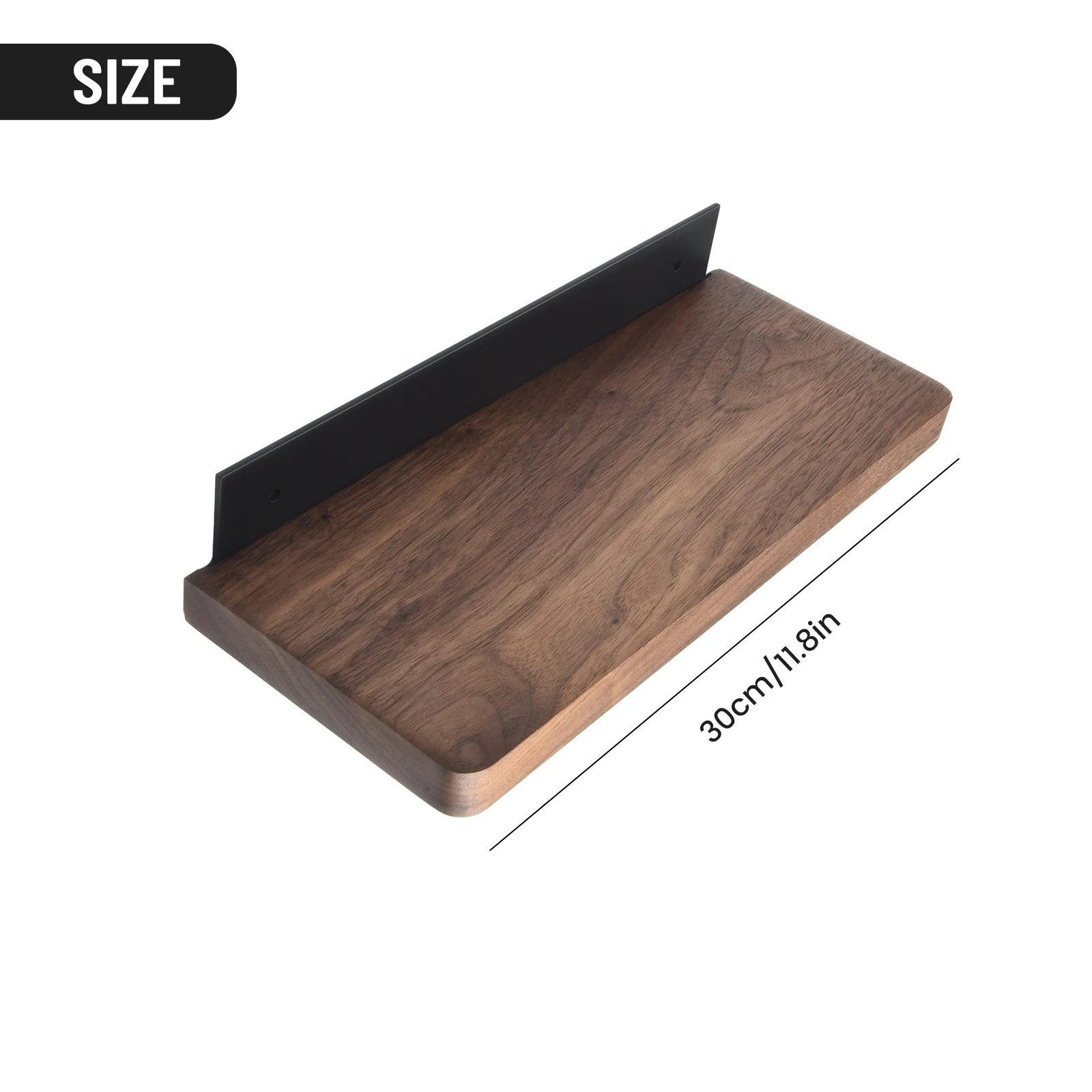 Искусная деревянная стойка для хранения в рустикальном стиле из орехового