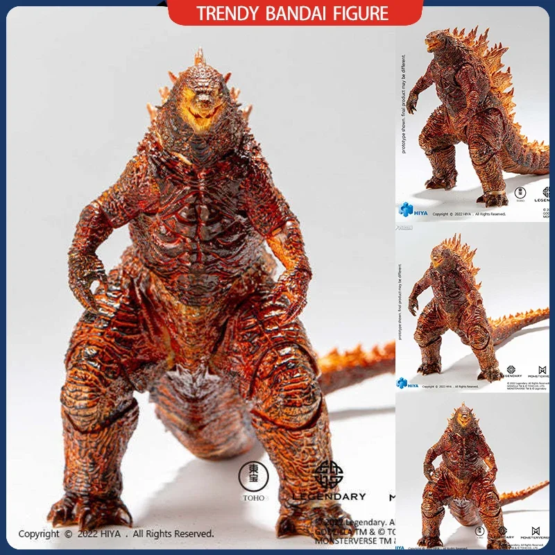 В наличии HIYA 18 см горение Godzilla: &quotкороль монстров&quot модель фильма экшн-фигурки
