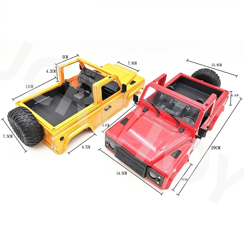 Пластиковый корпус RC D90 с шиной для 1/12 MN D91 D99 MN45 MN90 MN99S детали обновления