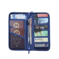 portable documents holder travel wallet men large wallet credit card certificate idcard organizer waterproof multipurpose wallet