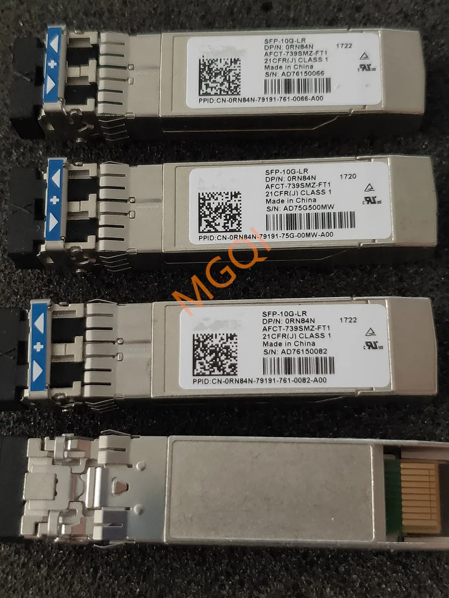 10G LR fiber switch/SFP-10G-LR/0RN84N/AFCT-739SMZ-FT1/CN-0RN84N-79191-761-0082-A00/10G 1310NM Single-mode optical transceiver