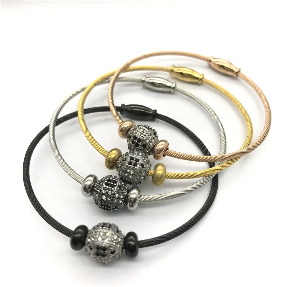 

30 шт./партия, браслеты из нержавеющей стали