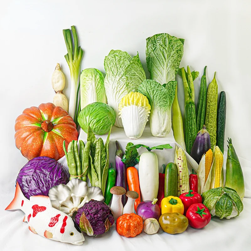 

Simulation of Vegetables and Fake Fruit Model Children's Toys Food Shooting Decoration Display Props Home Kitchen Decoration