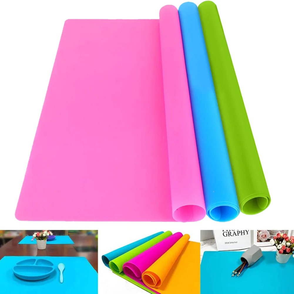 

40x30cm Silicone Mat Baking Liner Oven Mat Heat Insulation Pad Dough Maker Pastry Kneading Rolling Dough Pad Kitchen Tools