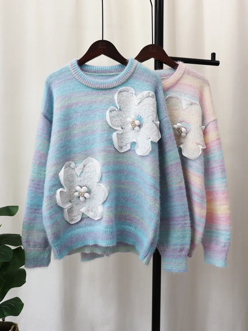 

2022 Winter New Maternity Knitwear Women's Sweater Pullover black