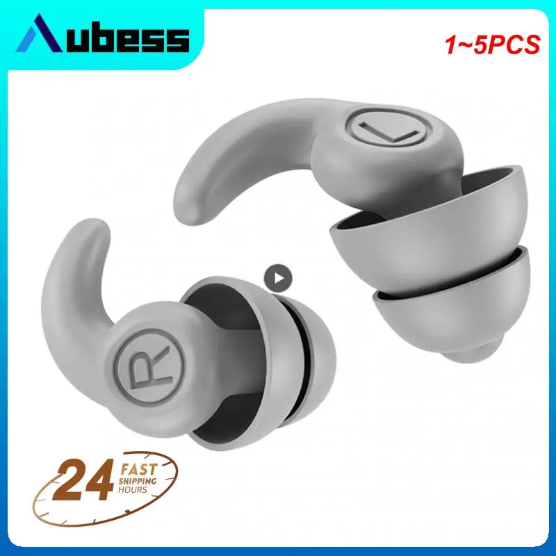 

1 ~ 5 шт., силиконовые водонепроницаемые беруши для плавания