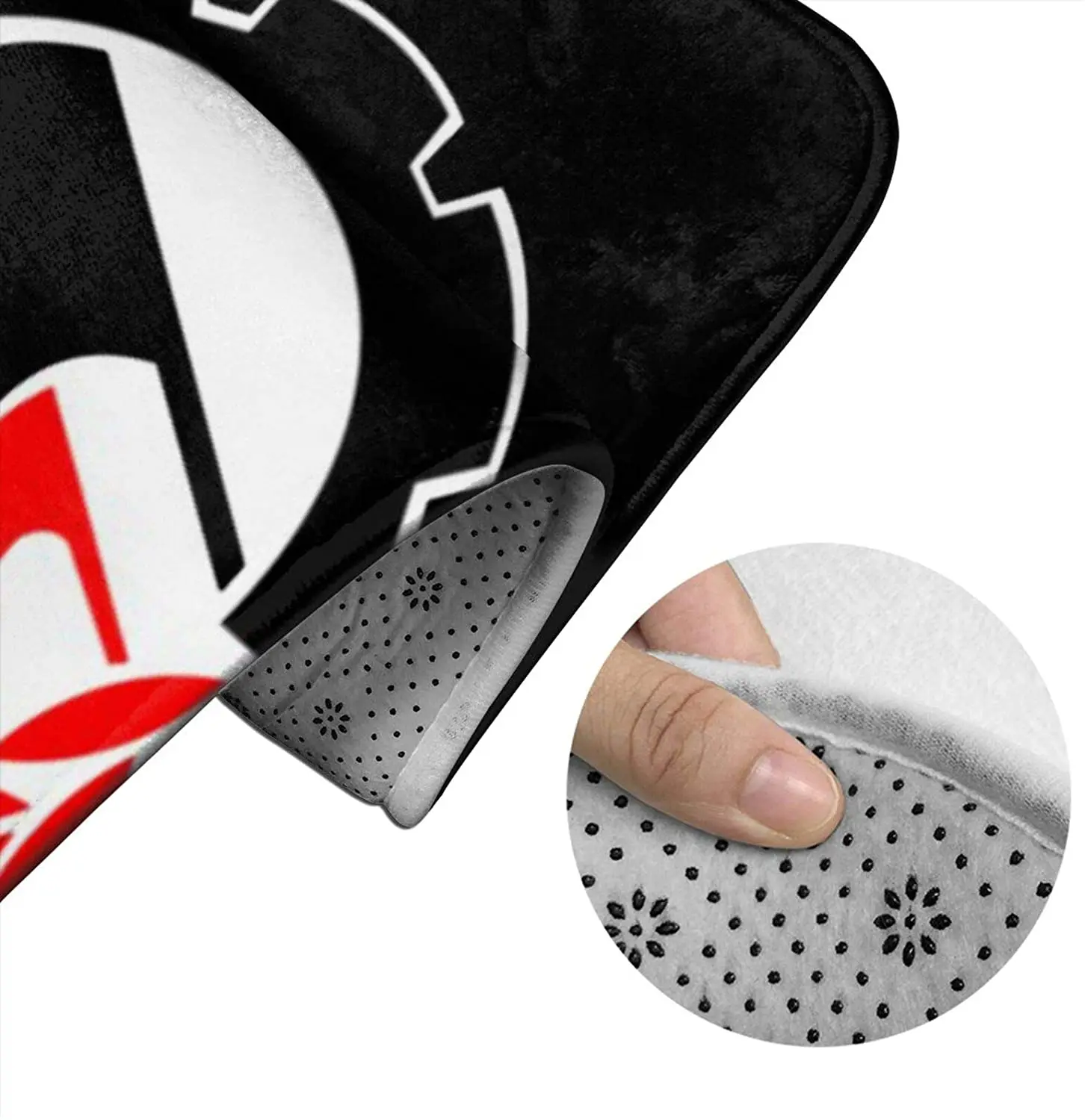 

Anarcho Communism Anarchist Bathroom Mat Sets 3 Piece Set Rugs Memory Foam Mat Set Toilet Seat Cover Bath Mat Lid cover