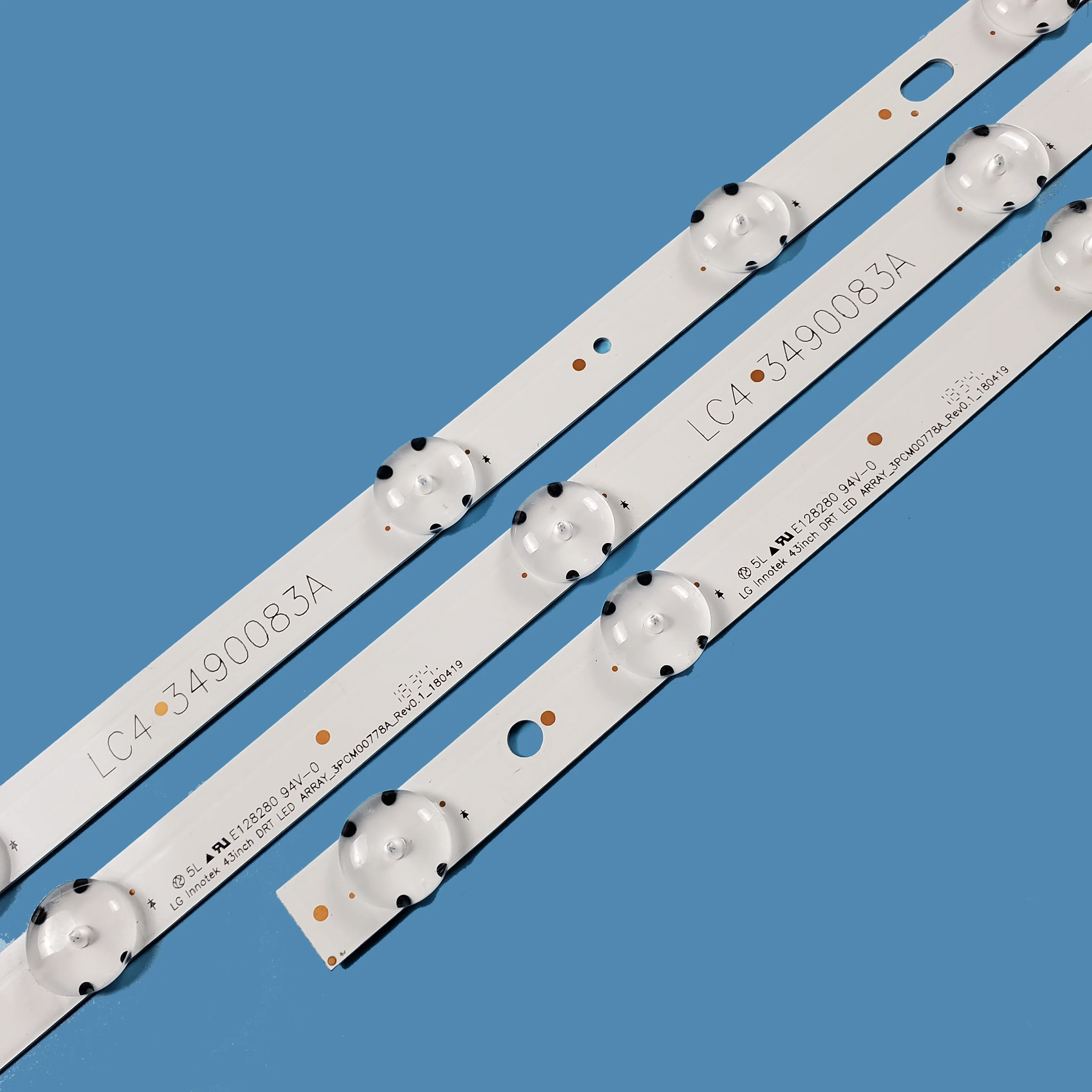 Светодиодная лампа для LC43490083A LG Innotek 43 дюйма DRT ARRAY 3PCM00778A Rev0.0 _ 180226 3 шт