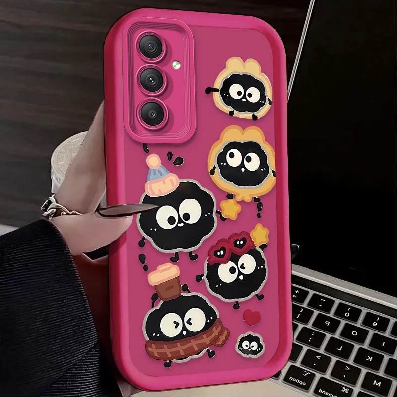 Чехол Cartoon Lovely Big Eye Eggette для Samsung Galaxy S25 S24 S23 Ultra S22 S21 Plus FE 5G A54 A34 A14 A73 A53 A33 Чехлы
