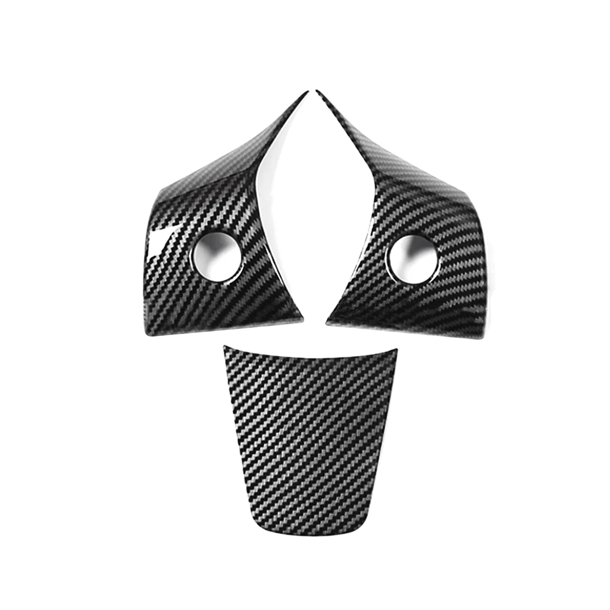 Защитная рамка на руль из углеродного волокна Накладка для Tesla Model 3 модель Y