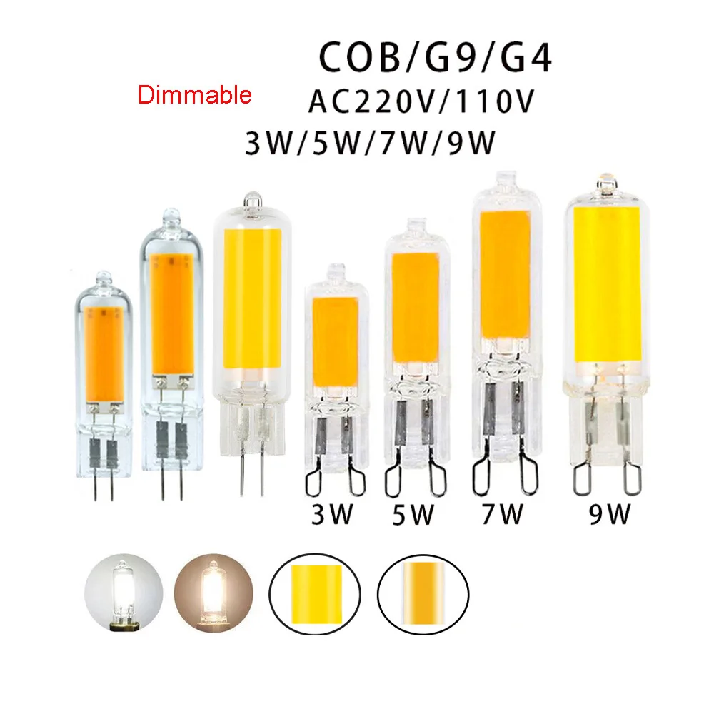 

JOYPINJ Светодиодные лампочки G4/G9 3-9Вт