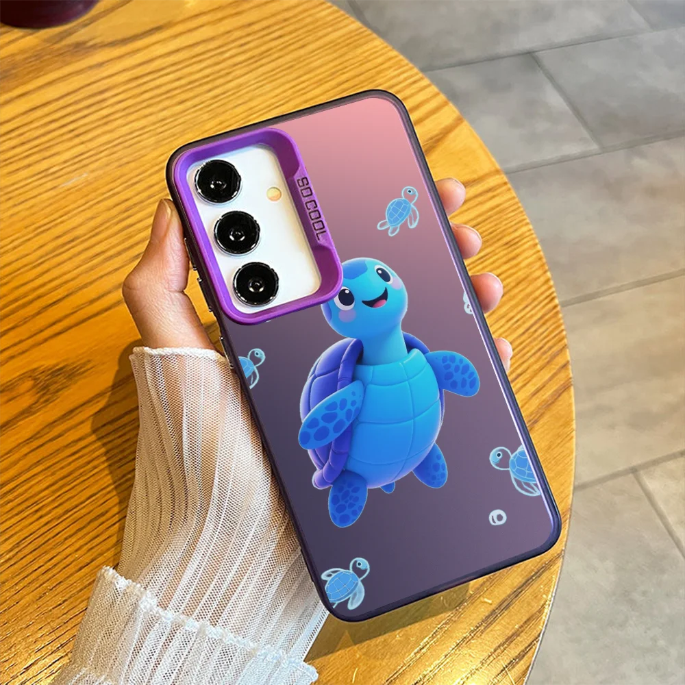 Фото Мистическая книжная полка с фиолетовыми розами, чехол для телефона Samsung Galaxy S24 S23 A14 A13 A12, защитная крышка, противоударная задняя крышка №3