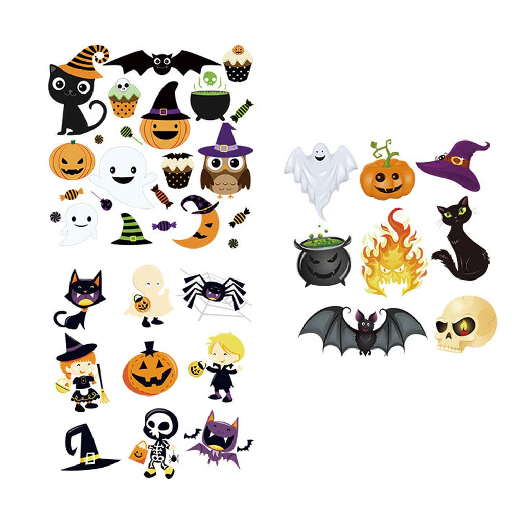 

Transfer Clothes Ironon Sticker Stickers Heat Pumpkin Press Decoration Sheet Paper Ghost Patch Appliquevinyl Tshirt Embroidered