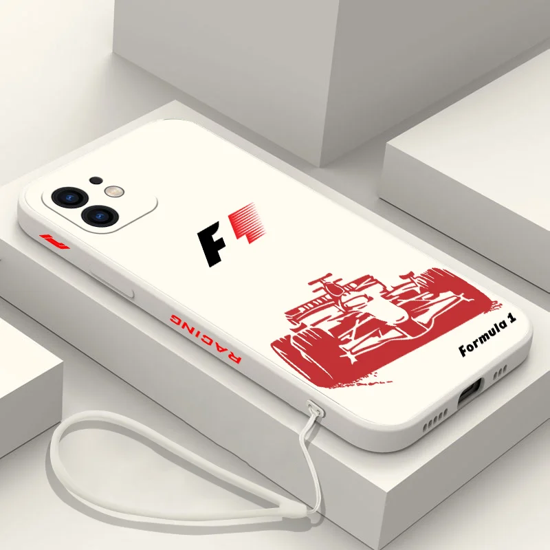 Cool Formula 1 F1 Phone Case For Samsung A81 A53 A50 A12 A22S A52 A52S A51 A72 A71 A32 A22 A20 A30 A21S A11 4G 5G With Lanyard