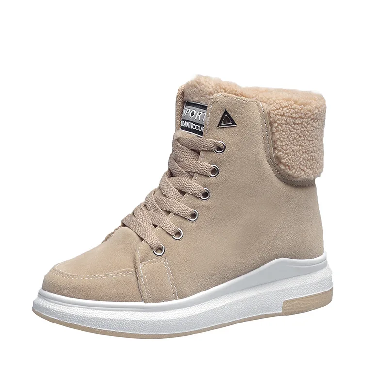 Women's New  Boots Women Plus Velvet Warm Short Tube Women's Boots Korean Casual Snow Boots Students Wild Cotton Shoes