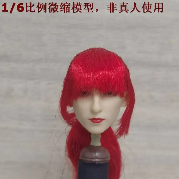 1/6 Female Soldier SH03 BBK013 GIJOE Redhead head scult Model