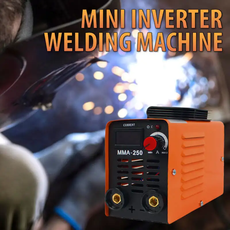 MMA250 Arc Welder Portable Mini Inverter Welding Machine EU/US Plug 110V 220V Iron Electric Equipment Car Repairing Tool