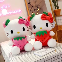 new sanrio hello kitty plush toys anime cartoon kawaii cute plush doll room decor stuffed toys for girl birthday gift