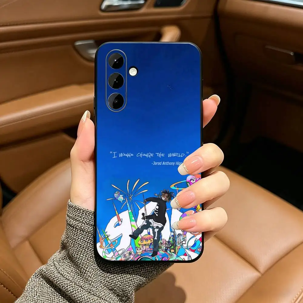 Фото Мягкий силиконовый чехол для телефона Dark Hip Hop 999 J-Juice -W-Wrld для Samsung Galaxy A73/A71/A72/A70/A53/A52/A51 - черный №4