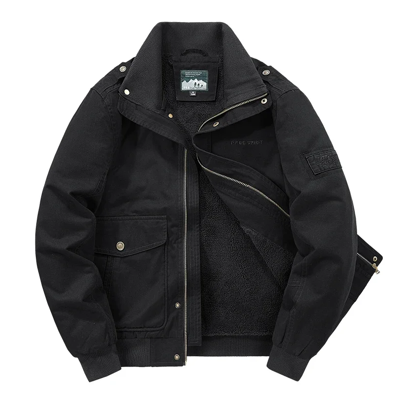 

New Bomber Baseball Jacket Men Fashion Golf Jackets Streetwear Solid Color Male Outwear Coat Zipper Casual Brand Tops Autumn