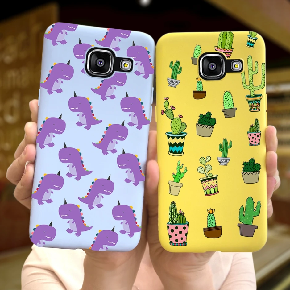 Чехол для Samsung Galaxy A5 2016 силиконовый мягкий чехол чехлы с маленьким принтом