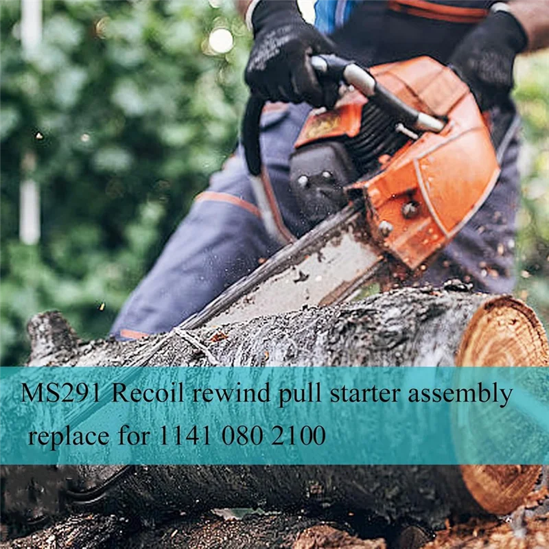 Фото Замена стартера для бензопил Stihl MS261 MS261C — номер детали 1141-080-2100 №4