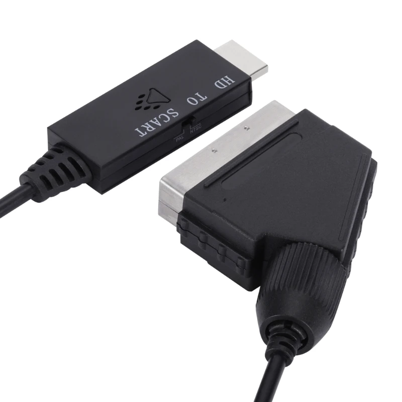 Конвертер адаптера совместимого с в Scart HDMI-совместимой версией 1.3 Прямая поставка
