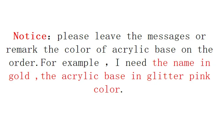 Uwin Glitter Letters Acrylic Personalized Name Necklace Stainless Steel Name Plate Customer Pendants Jewelry Accessories