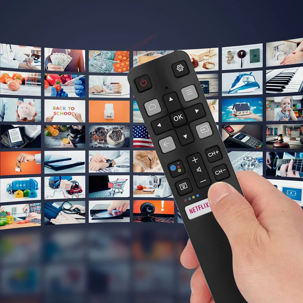 Оригинальный голосовой пульт дистанционного управления RC802V для TCL Android TV 40S330 32S330