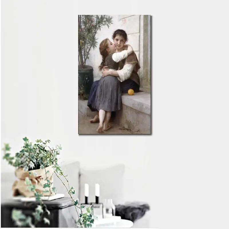 Картина A Little Coaxing для украшения спальни высокое качество