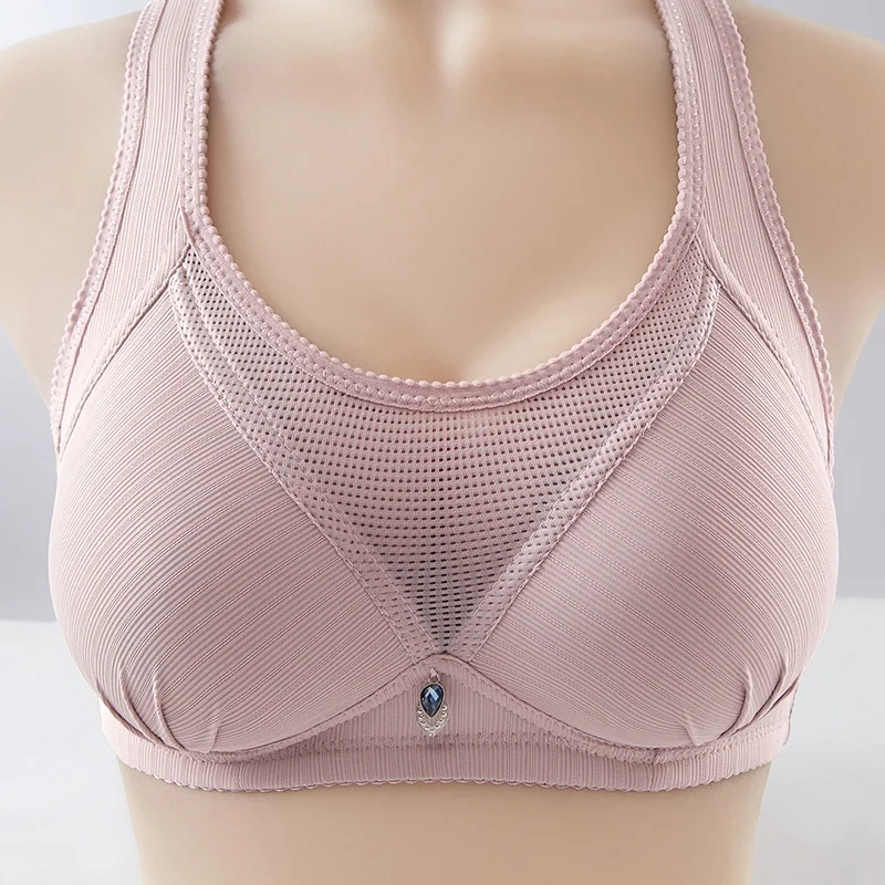 

36-42 B C Cup Comfortable Large Size Underwear Gathered No Steel Ring Tube Top Vest Style Thin Mold Cup Women's Bra