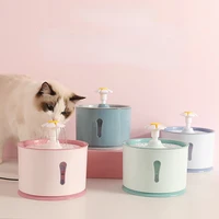 smart pet water dispenser cat automatic water drinker feeding cat fountain cute stainless steel bowl cat drinking fountain suluk